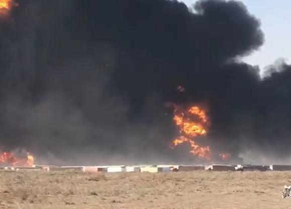 阿富汗西部边境海关办事处大火造成至少17人受伤-1.jpg