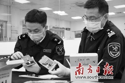 广州海关查获一批洋垃圾旧手机屏幕-1.jpg